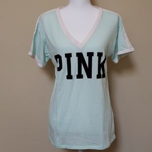 PINK Victoria's Secret Campus V-Neck T-Shirt